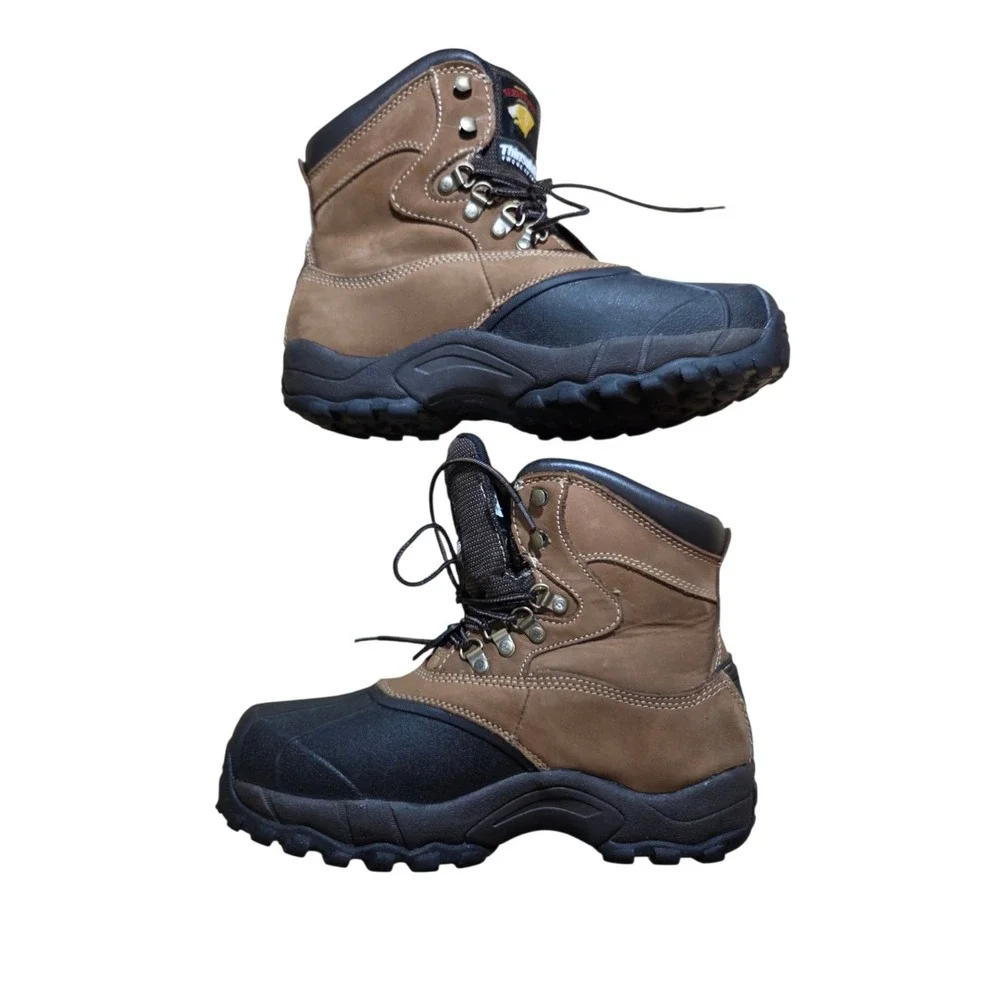 Herman Survivors Titan 6 Thinsulate Leather Work Boots Men's Sz 10 Waterproof